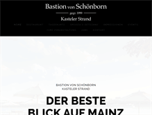 Tablet Screenshot of bastion-von-schoenborn.de
